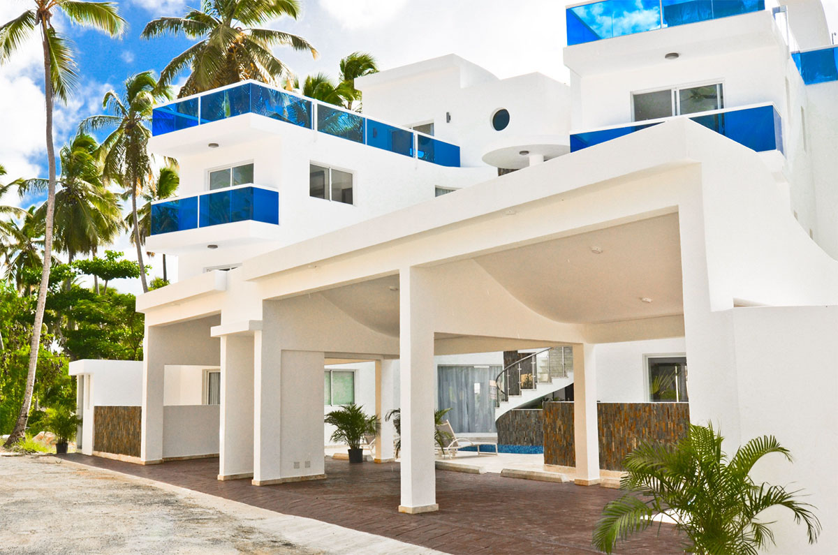 exterior in daylight of The SANCTUARY at Los Corales