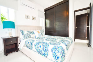 bedroom in second floor condo at The SANCTUARY at Los Corales